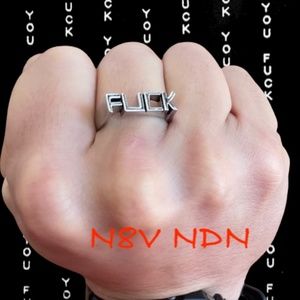 Men/Women Jewelry F*CK Ring